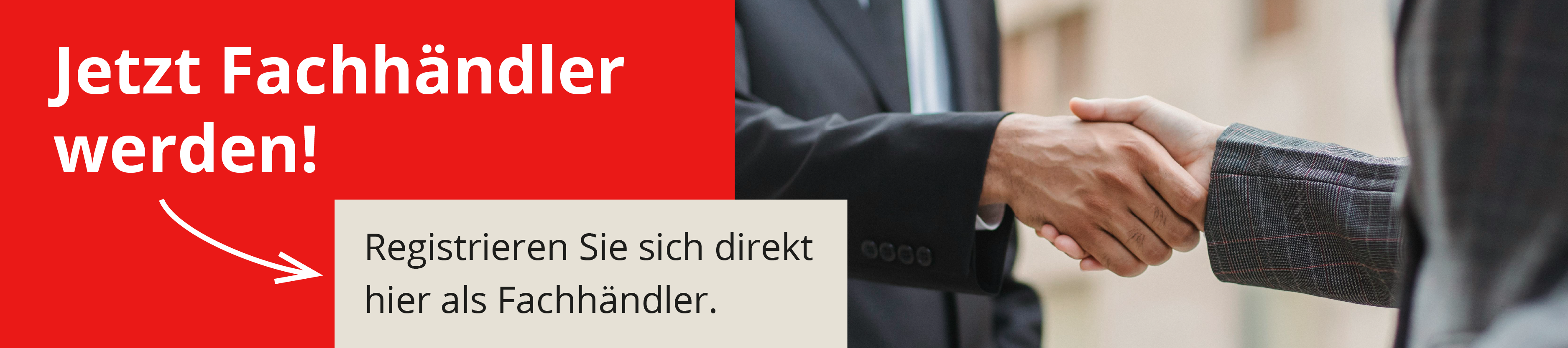 Jetzt Fachhändler werden