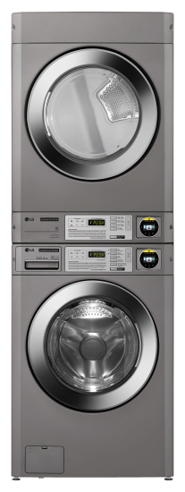 LG GIANT WASCHSALONWASCHMASCHINE + WASCHSALONTROCKNER TURM- 10kg